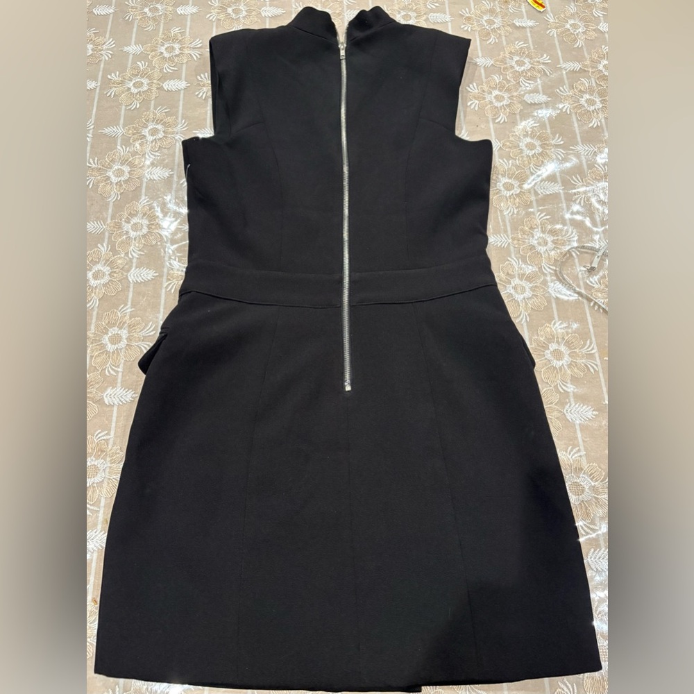 Endless Rose Black Sleeveless Nlazer Mini Dress Size M Double Breasted - Picture 6 of 8
